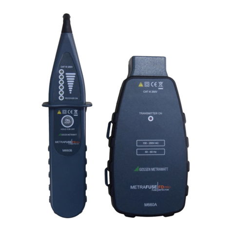 Gossen MetraWatt METRAFUSE FD PRO operating instructions