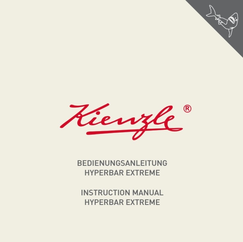 KIENZLE HYPERBAR EXTREME instruction manual