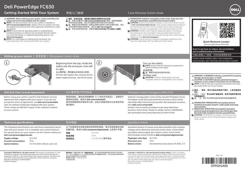 Dell PowerEdge FC630 User manual