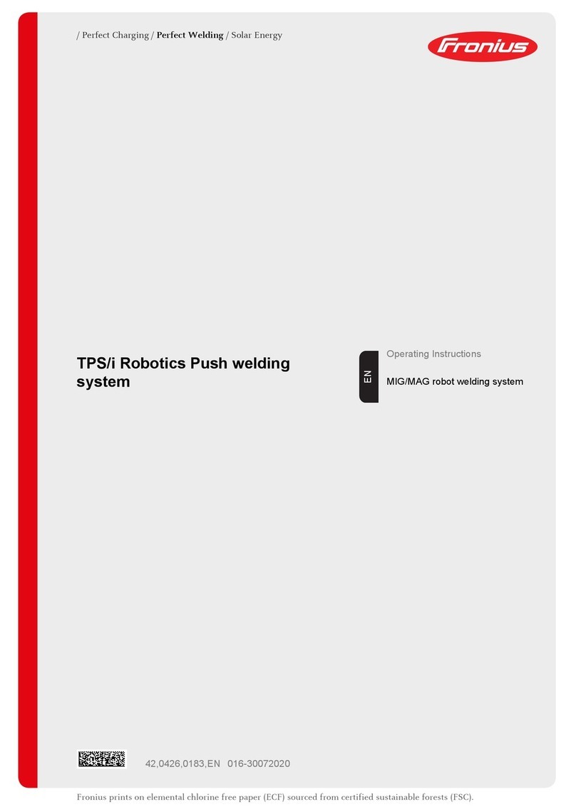 FRO­NIUS MIG/MAG User manual