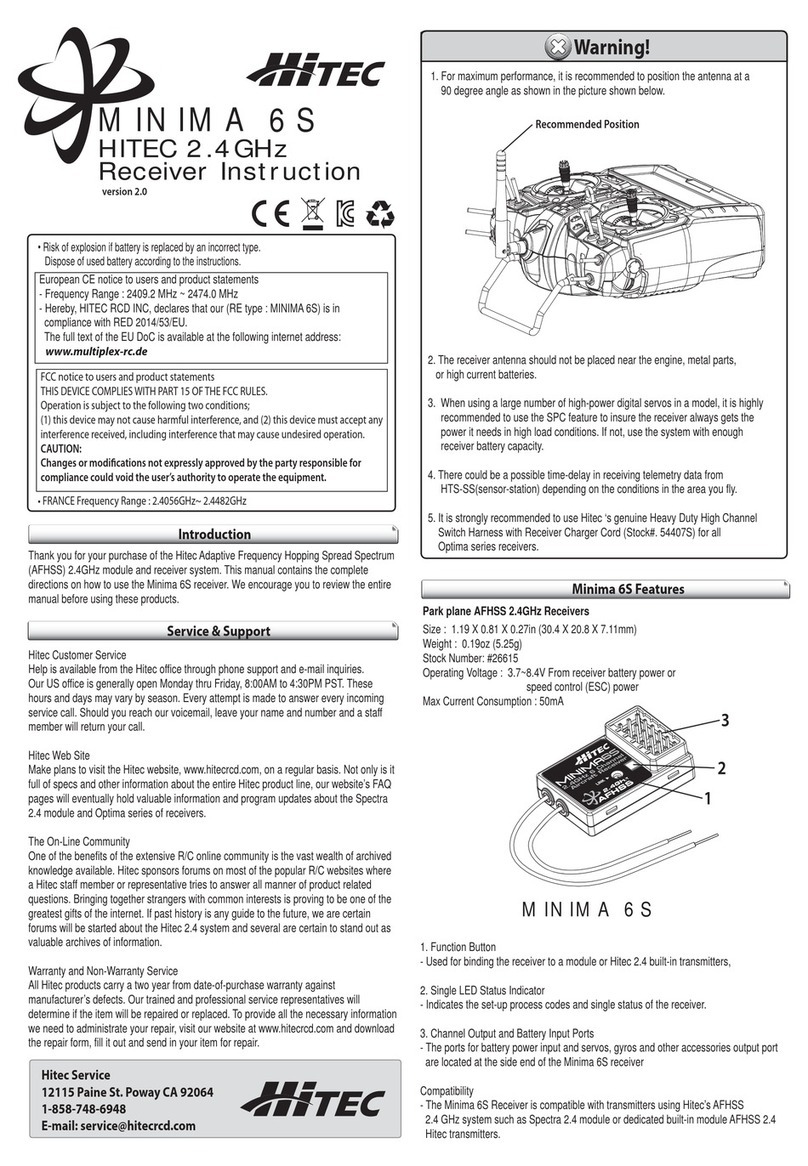 Hi-Tec MINIMA 6S Instruction