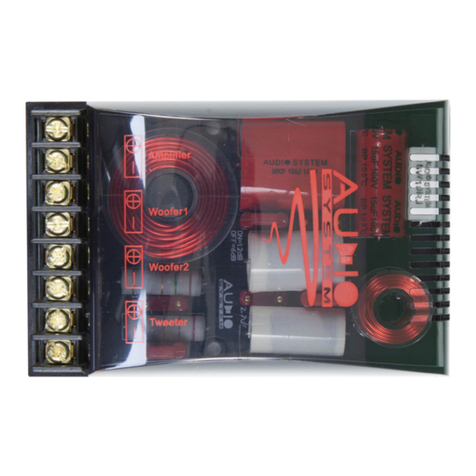 Audiosystem FWX EVO2 user manual