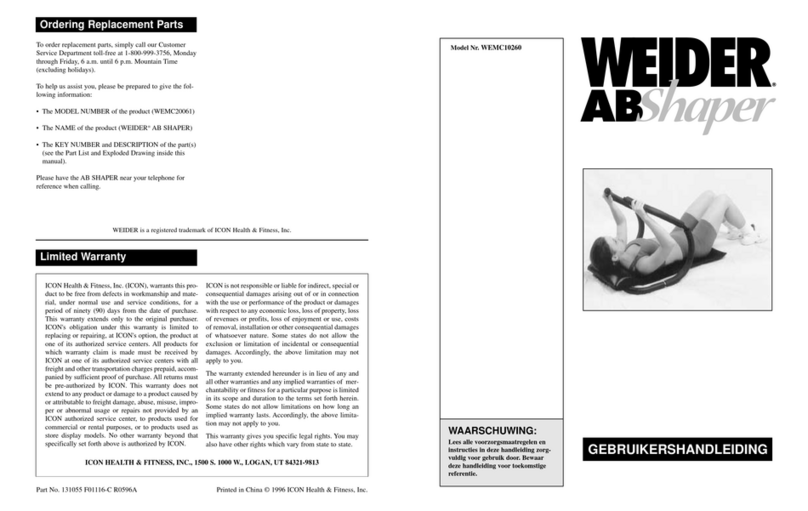 Weider AB SHAPER manual