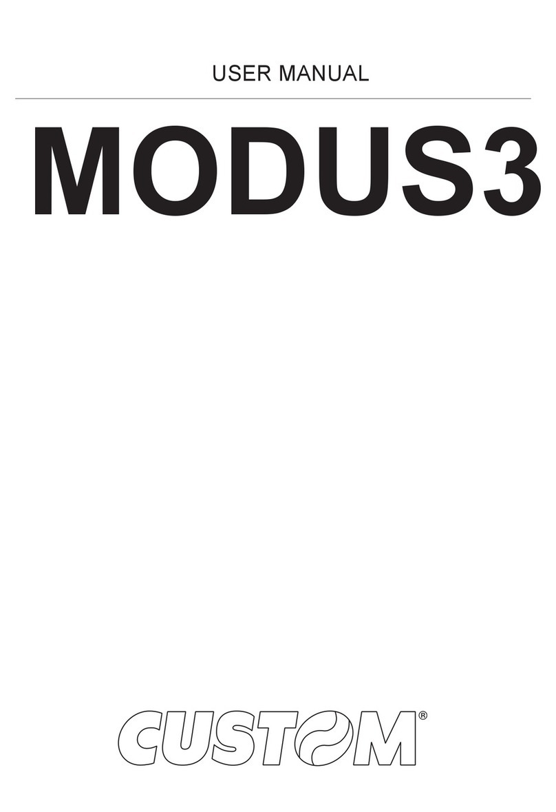 Custom Audio Electronics MODUS3 User manual Custom Audio Electronics MODUS3 User manual