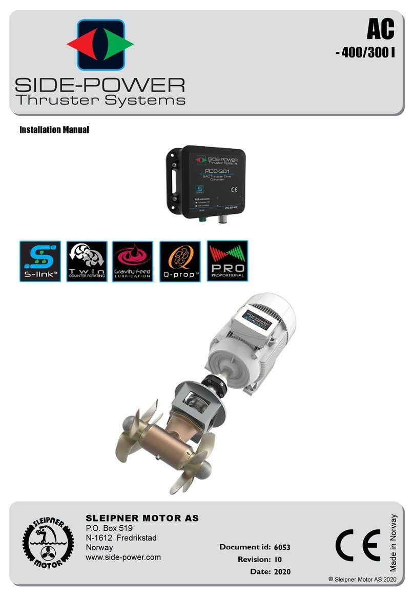 SLEIPNER MOTOR AS SAC240 User manual
