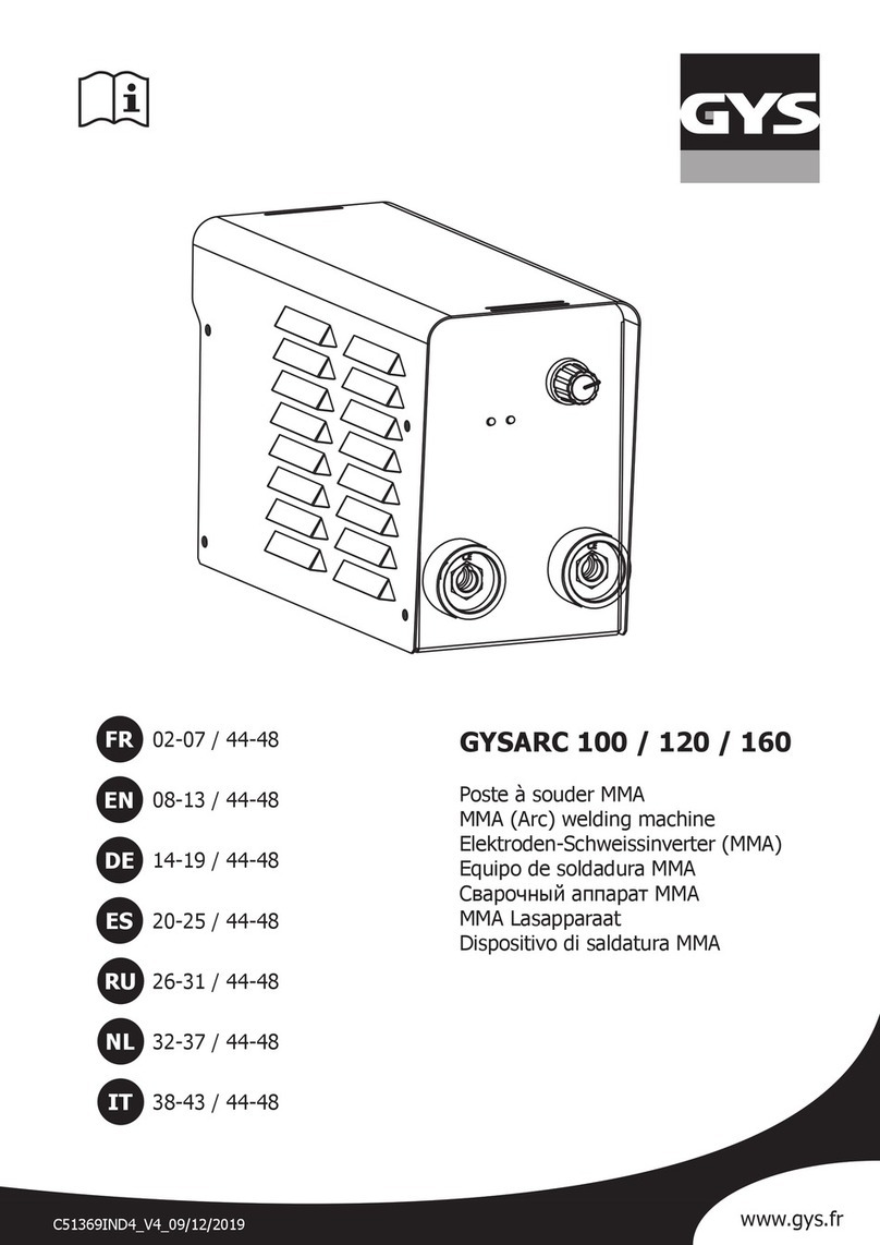 GYS GYSARC 100 manual