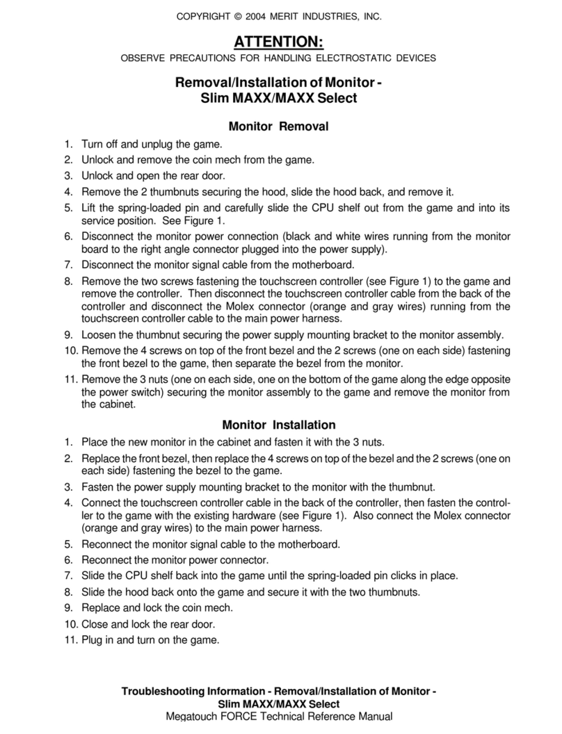 Merit Slim MAXX User manual Merit Slim MAXX User manual