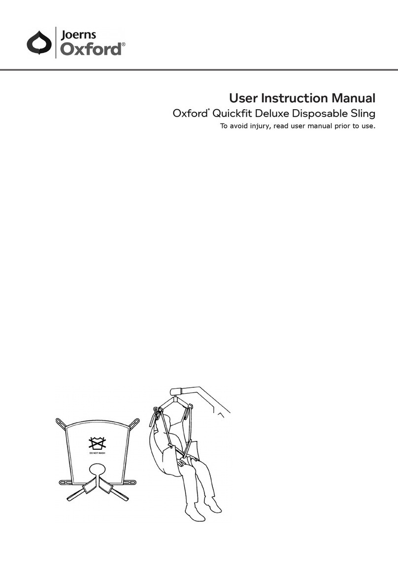 Joerns Oxford Operator's manual Joerns Oxford Operator's manual