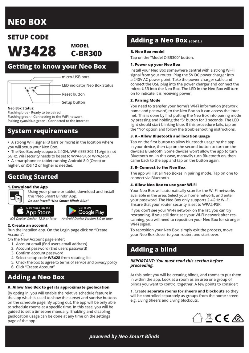 Alpha Neo C-BR300 instructions