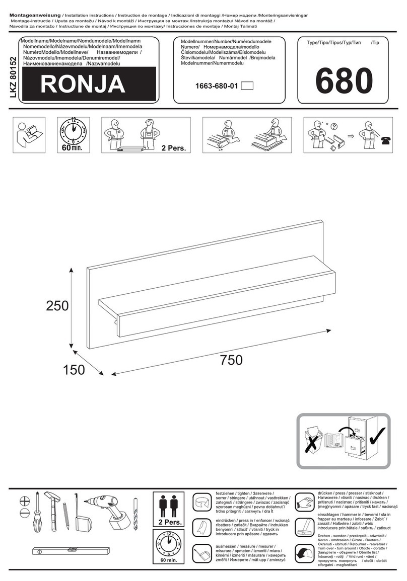 Ronja 680 installation instructions