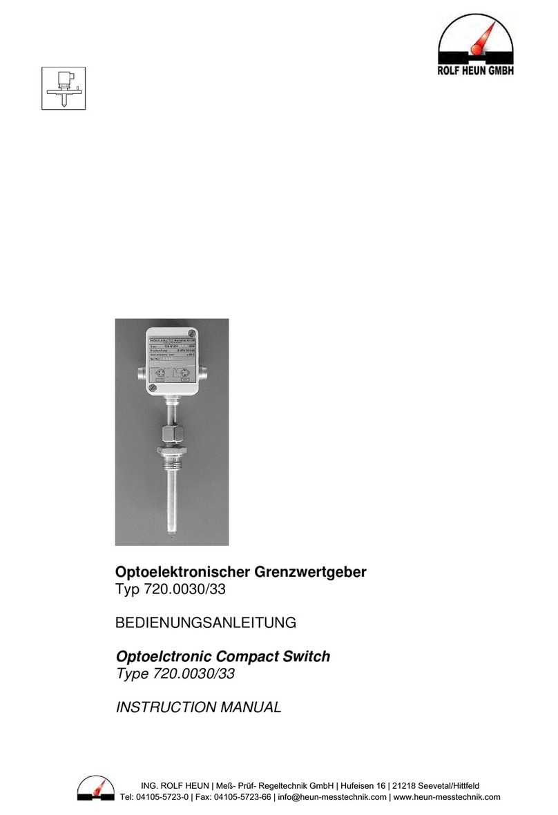 ROLF HEUN 720.0030 instruction manual