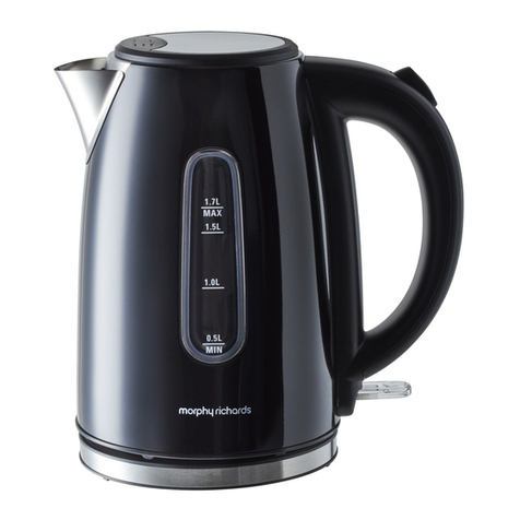 Morphy Richards MREK17B User manual