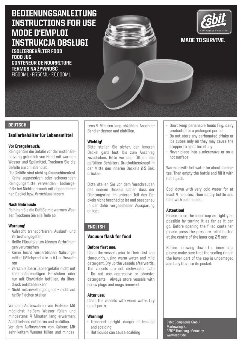 Esbit FJ500ML Instructions for use