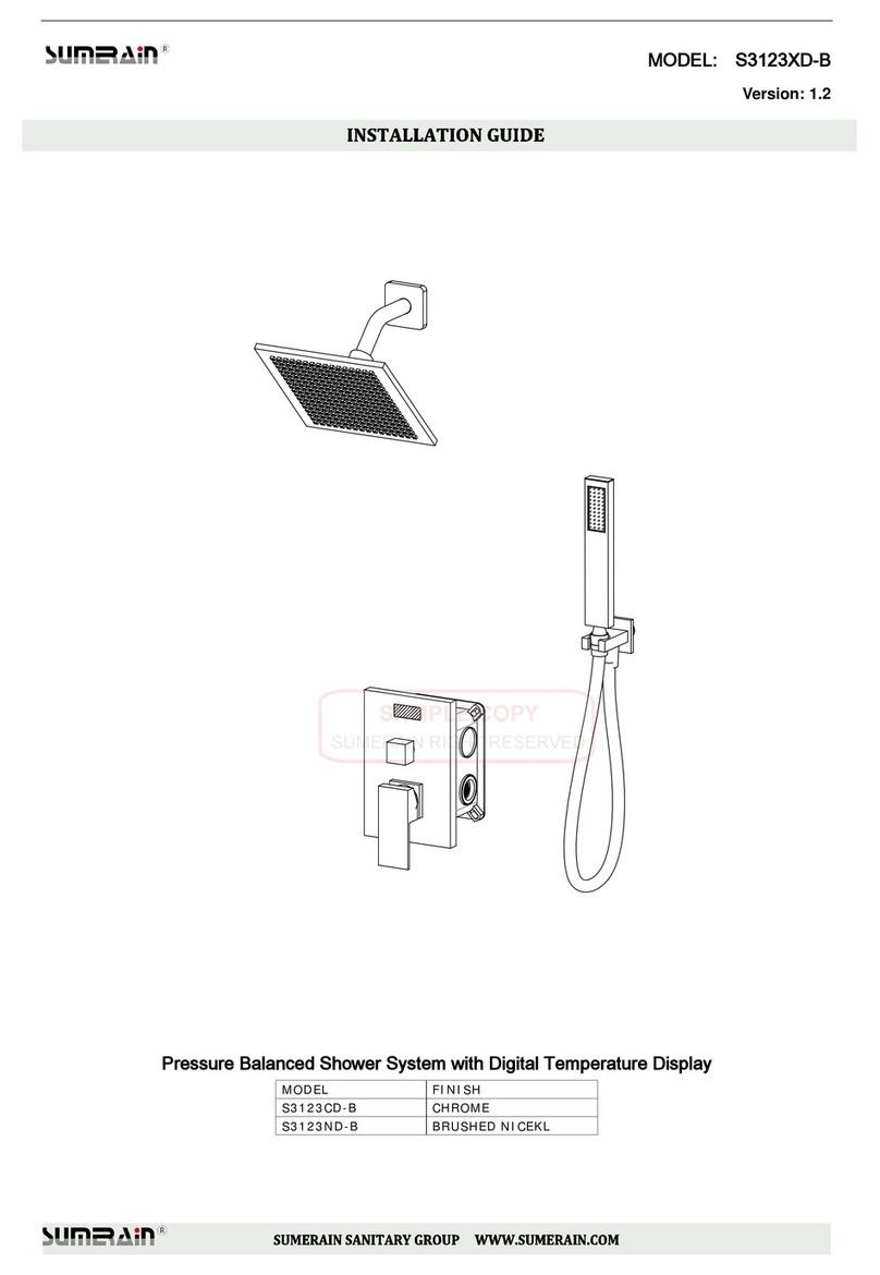 SUMERAIN S3123XD-B installation guide