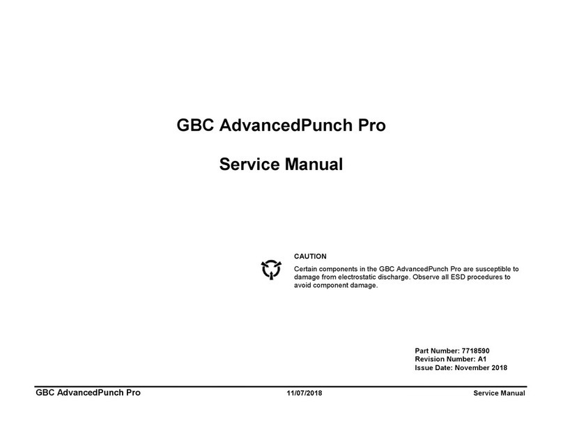 GBC AdvancedPunch Pro User manual