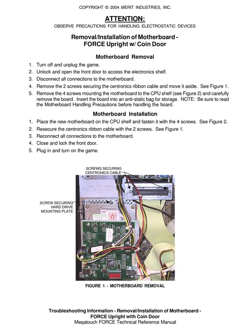 Merit FORCE Upright Removal/Installation Instructions