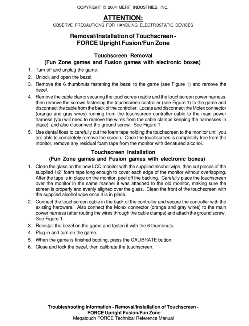 Merit FORCE Upright User manual Merit FORCE Upright User manual