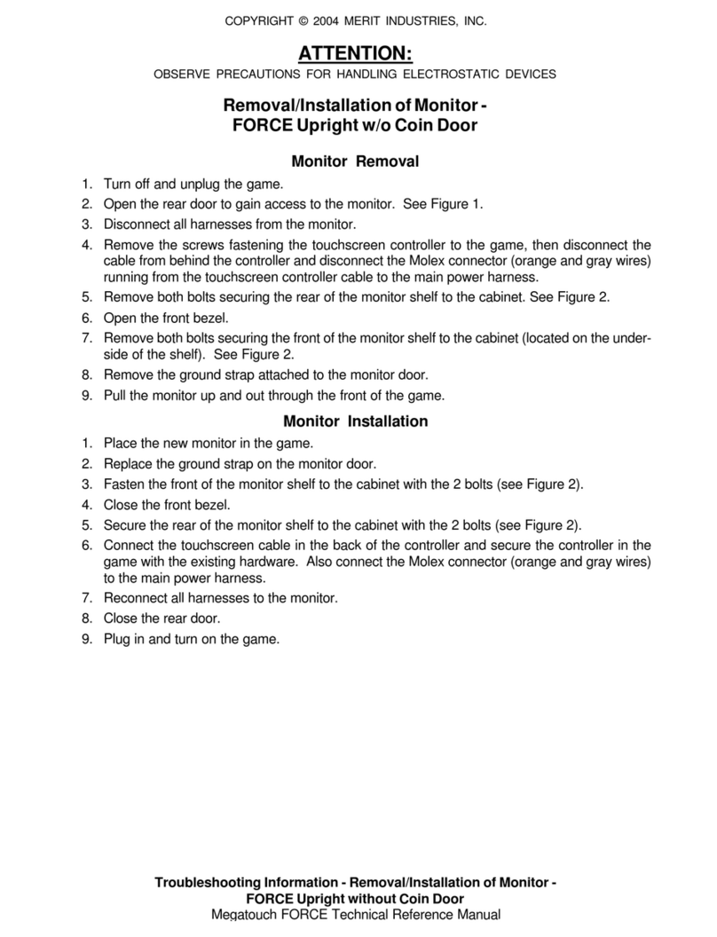 Merit FORCE Upright User manual