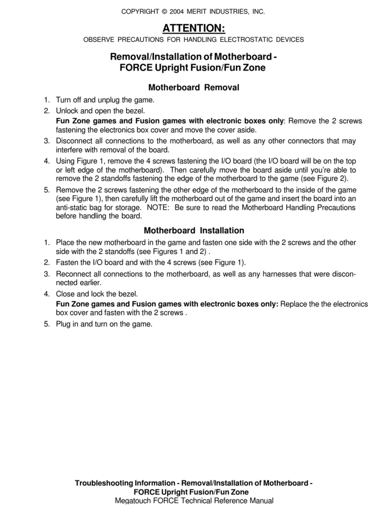 Merit FORCE Upright User manual