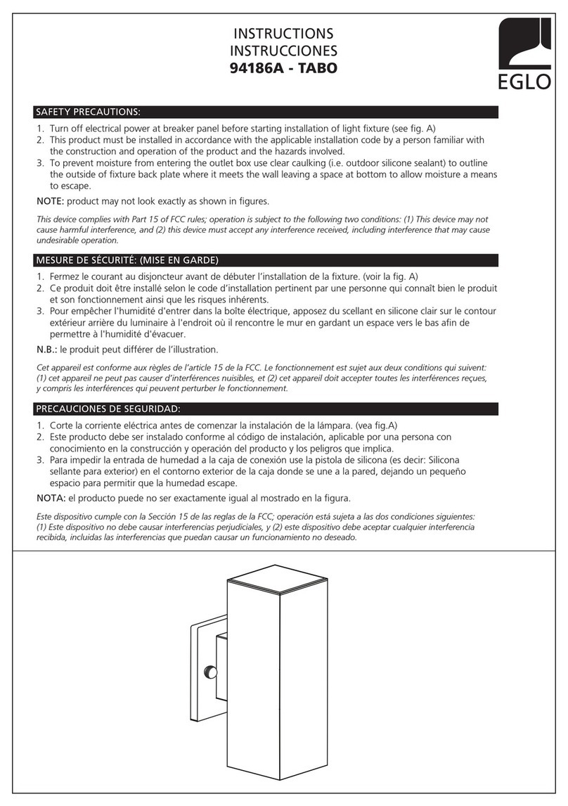 Eglo TABO instructions Eglo TABO instructions