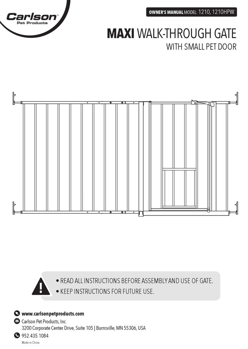 Carlson Pet Products 1210 owner's manual