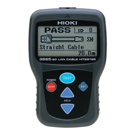 Hioki 3665-20 manual