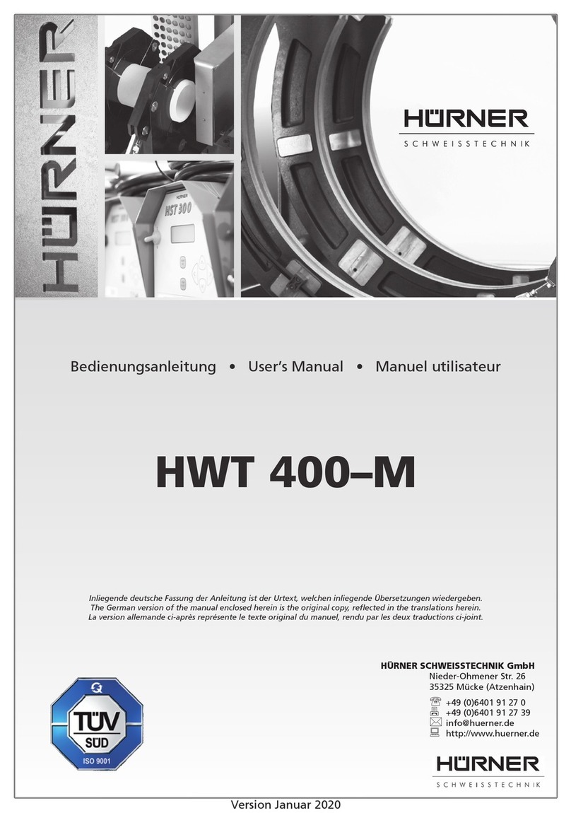HÜRNER HWT 400-M user manual