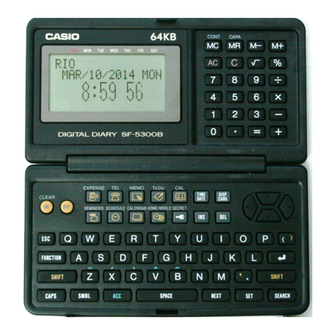 Casio SF-5300B Troubleshooting guide