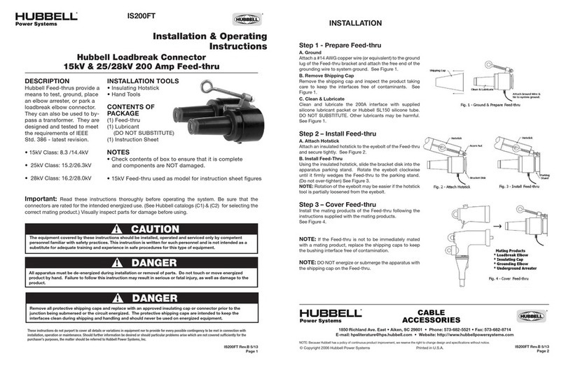 Hubbell 228FTV Manual Hubbell 228FTV Manual
