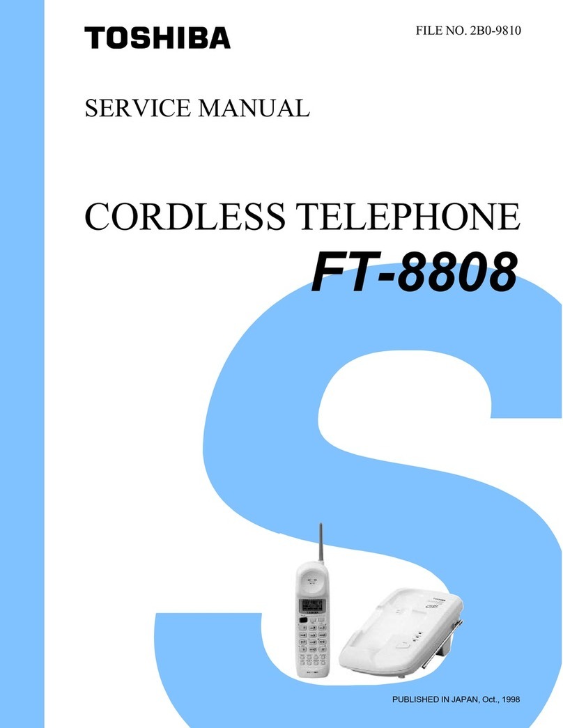 Toshiba FT-8808 User manual