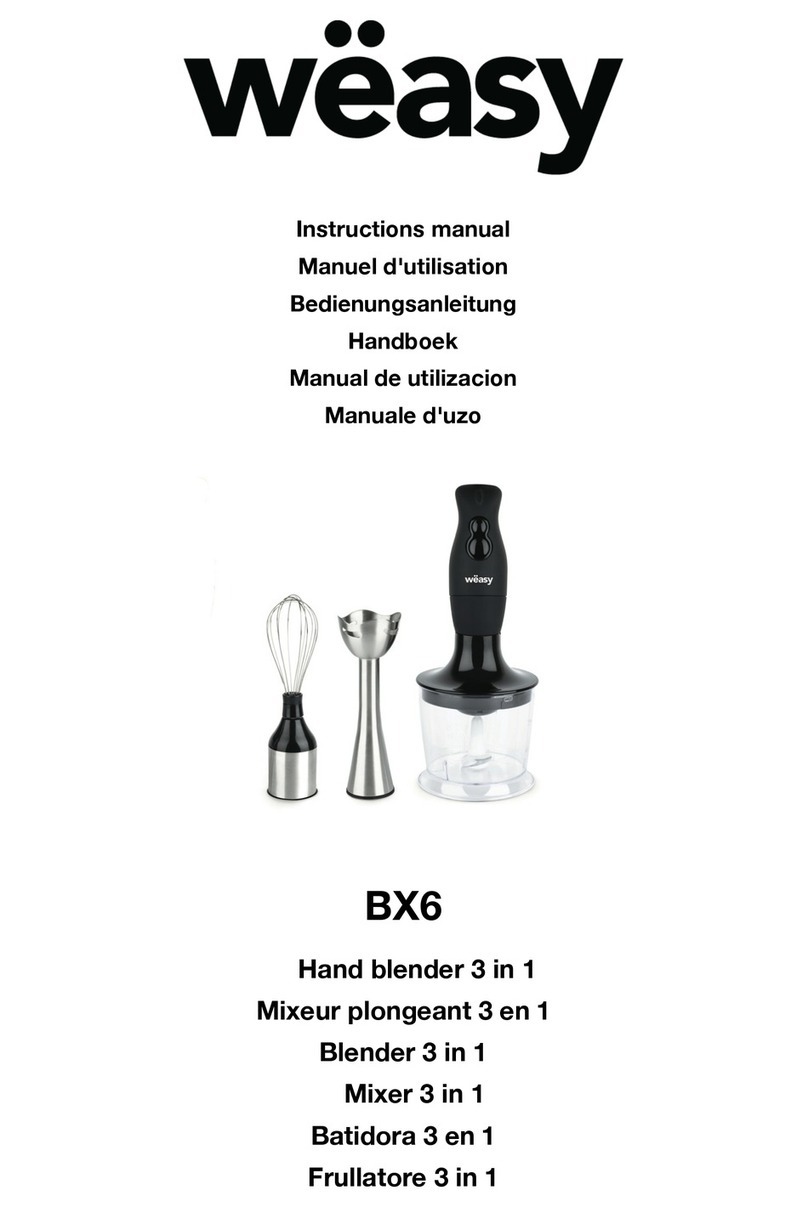 wëasy BX6 instruction manual