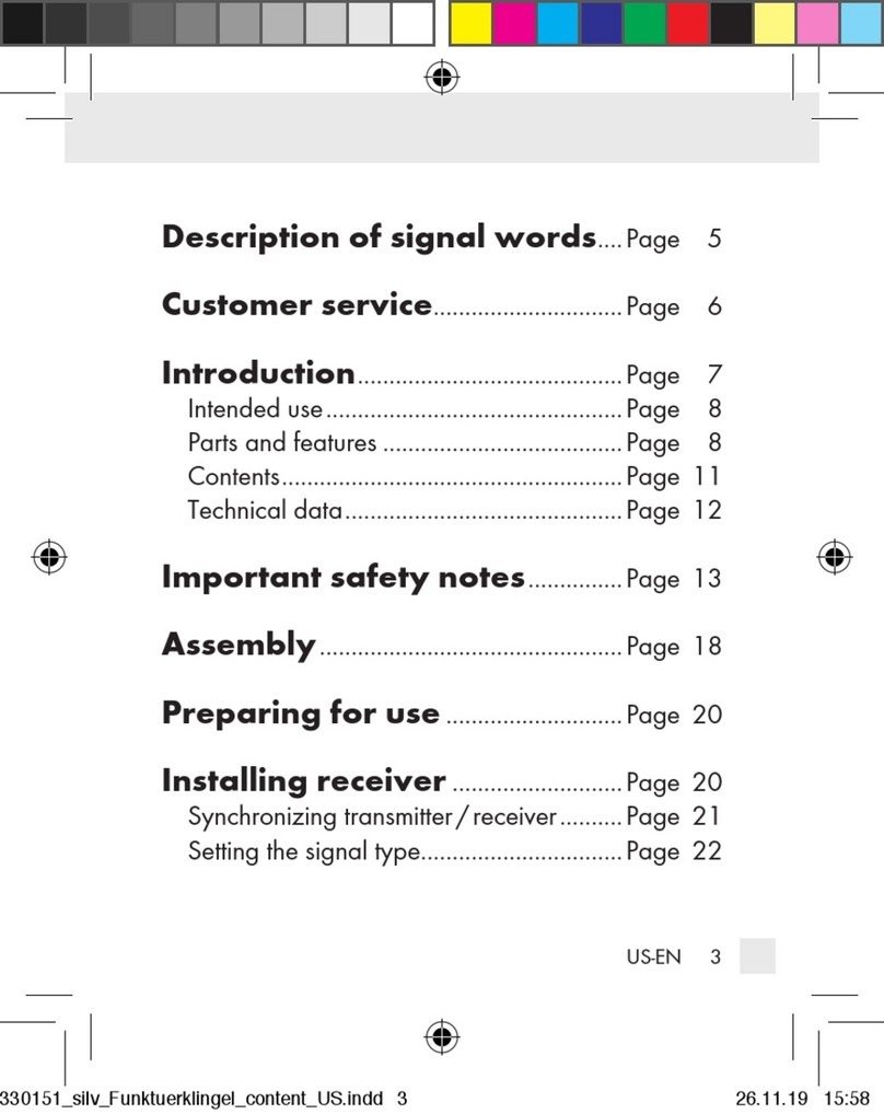 Silvercrest HG04735-US-TX User manual