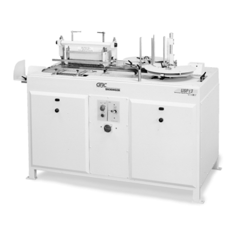 GBC USP 13 Operator's manual