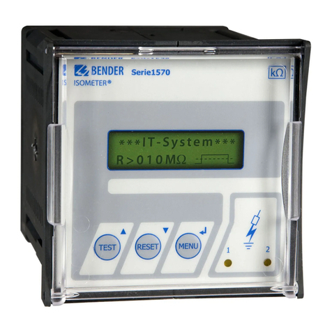 Bender ISOMETER IR1575PG1 manual