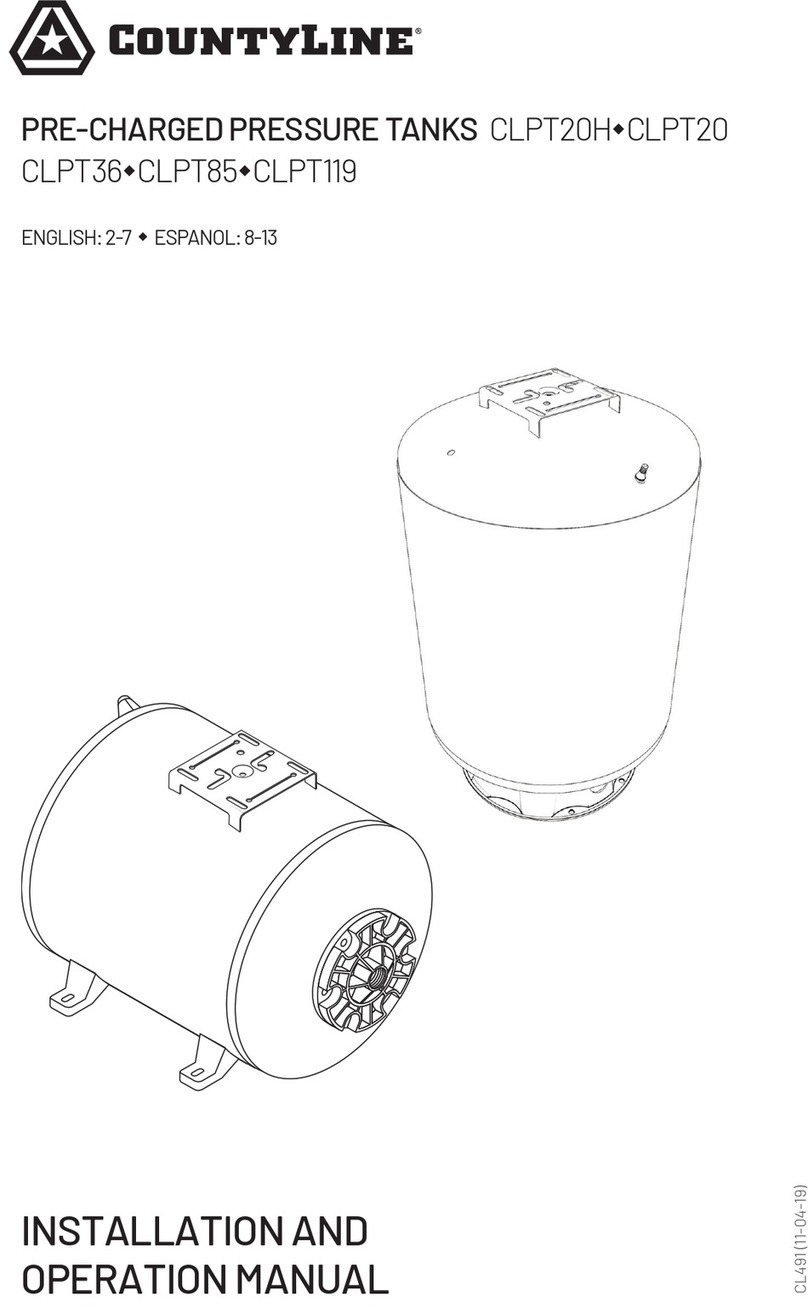 CountyLine CLPT20H Installation and operation manual