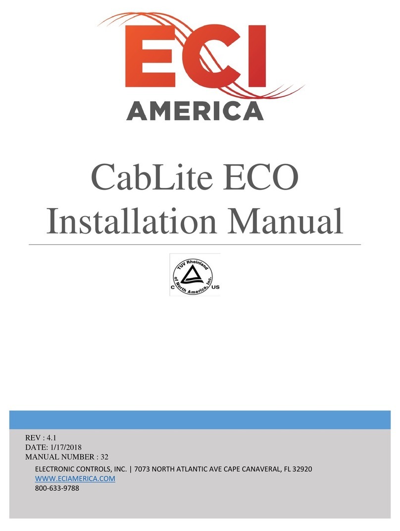 ECI CabLite ECO Series installation manual