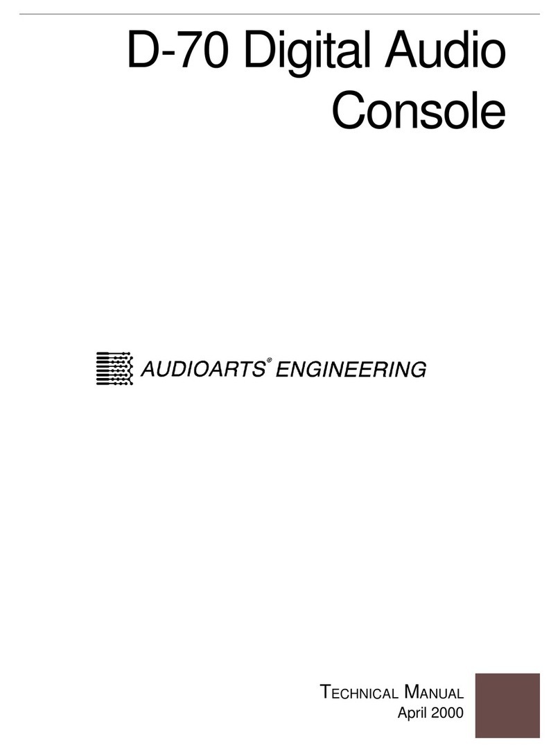 AudioArts Engineering D-70 Technical manual