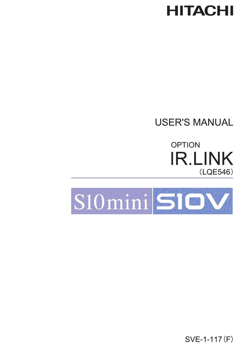 Hitachi IR.LINK User manual