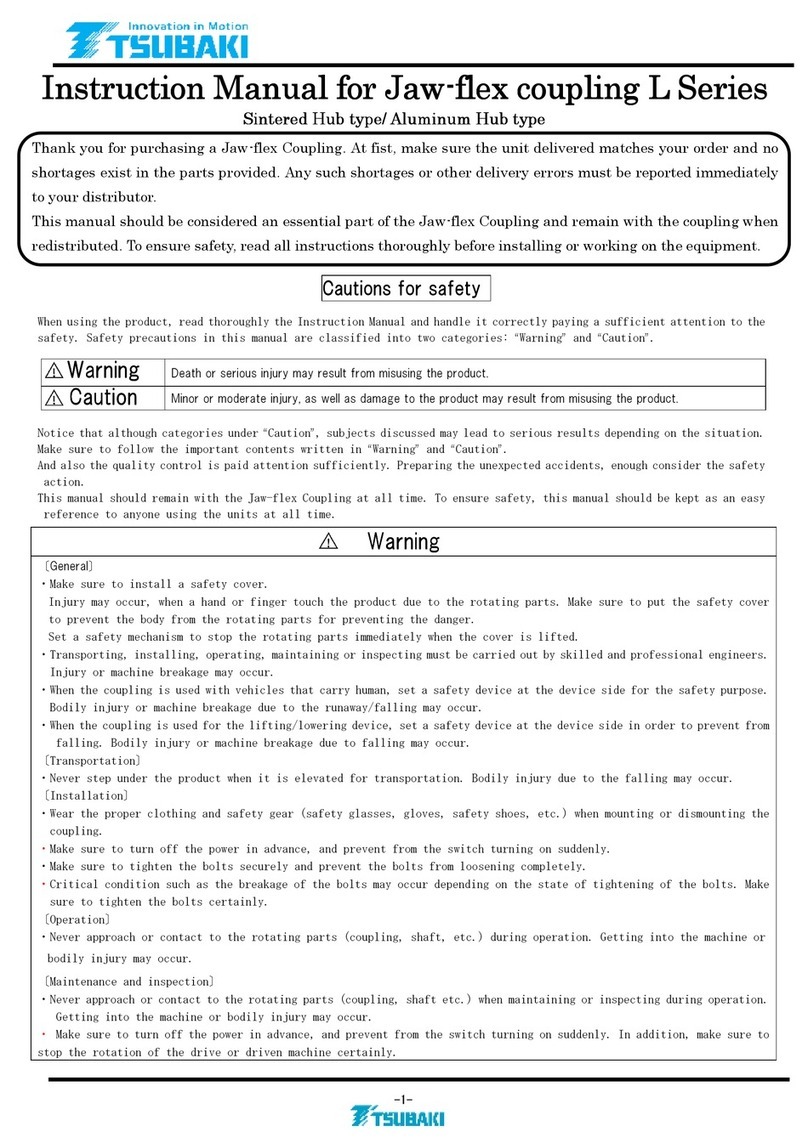 Tsubaki L Series User manual