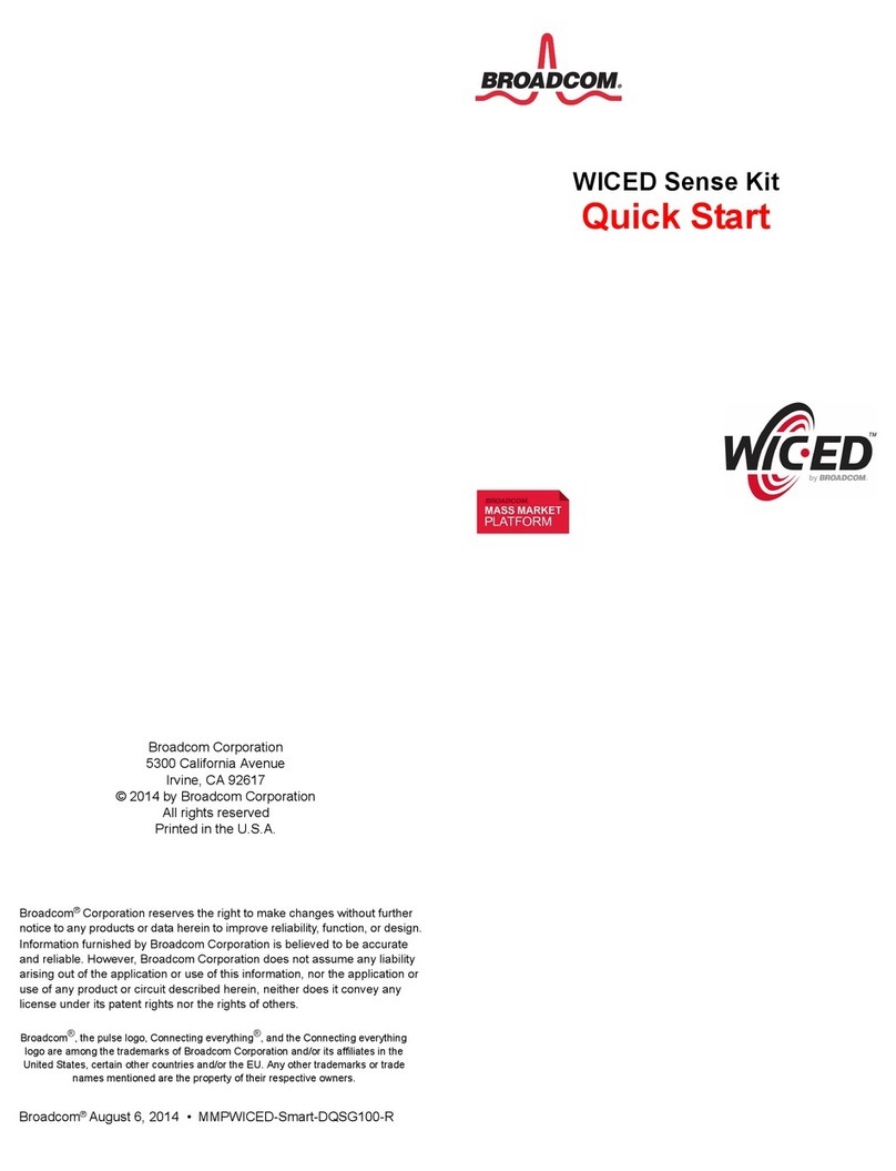 Broadcom WICED Sense User manual