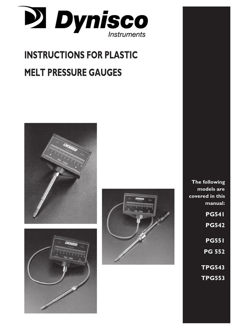 Dynisco PG541 instructions