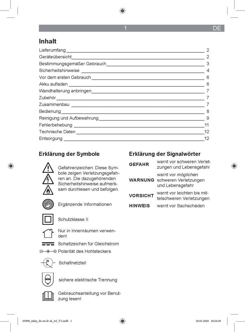 Cleanmaxx PC-P011E manual
