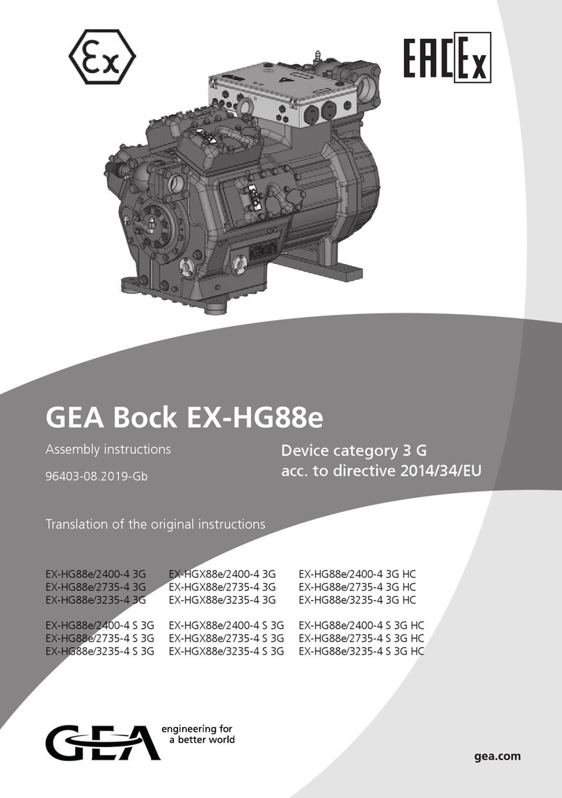 GEA Bock EX-HG88e Series User manual