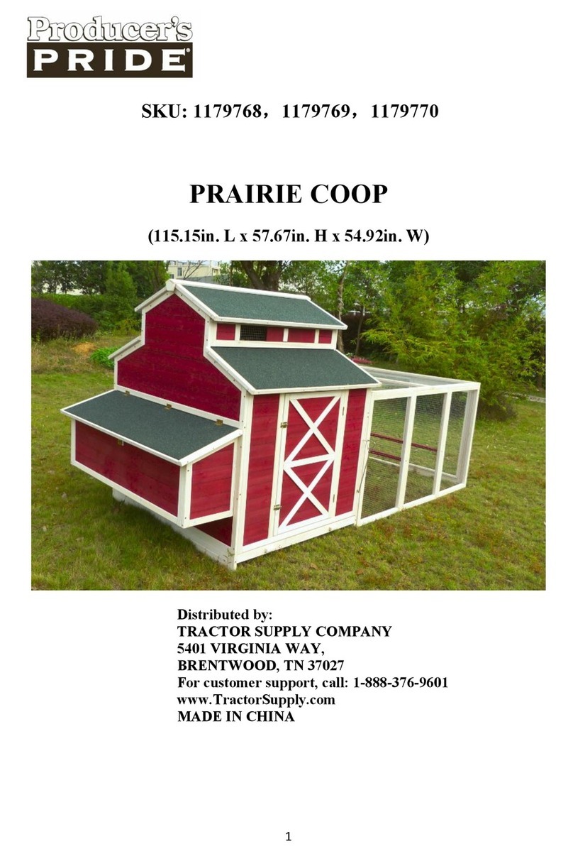 Producer's PRIDE PRAIRIE COOP Care Instructions Producer's PRIDE PRAIRIE COOP Care Instructions