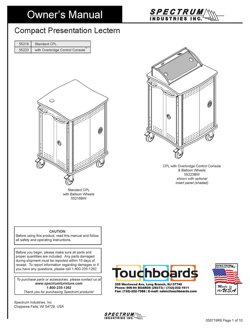 Spectrum Industries 55218BW User manual