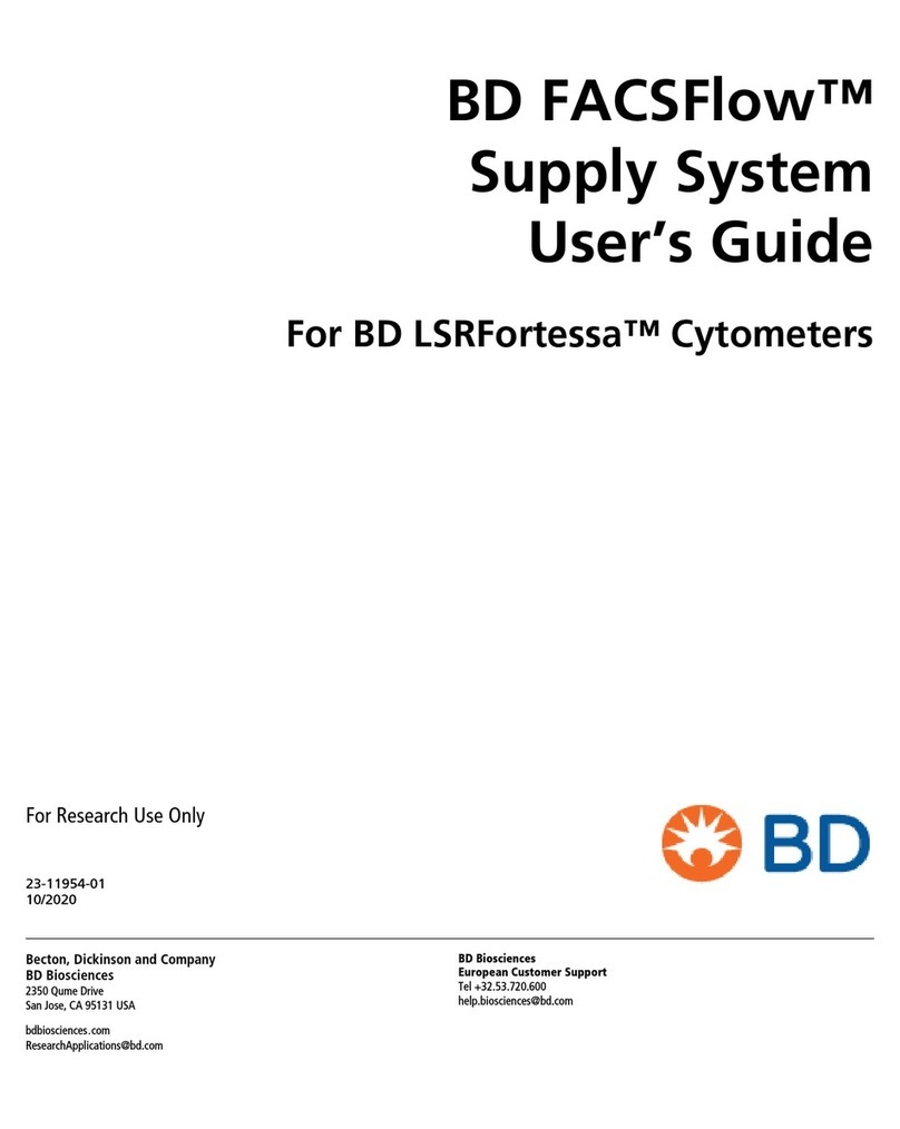 BD FACSFlow Supply System user guide BD FACSFlow Supply System user guide