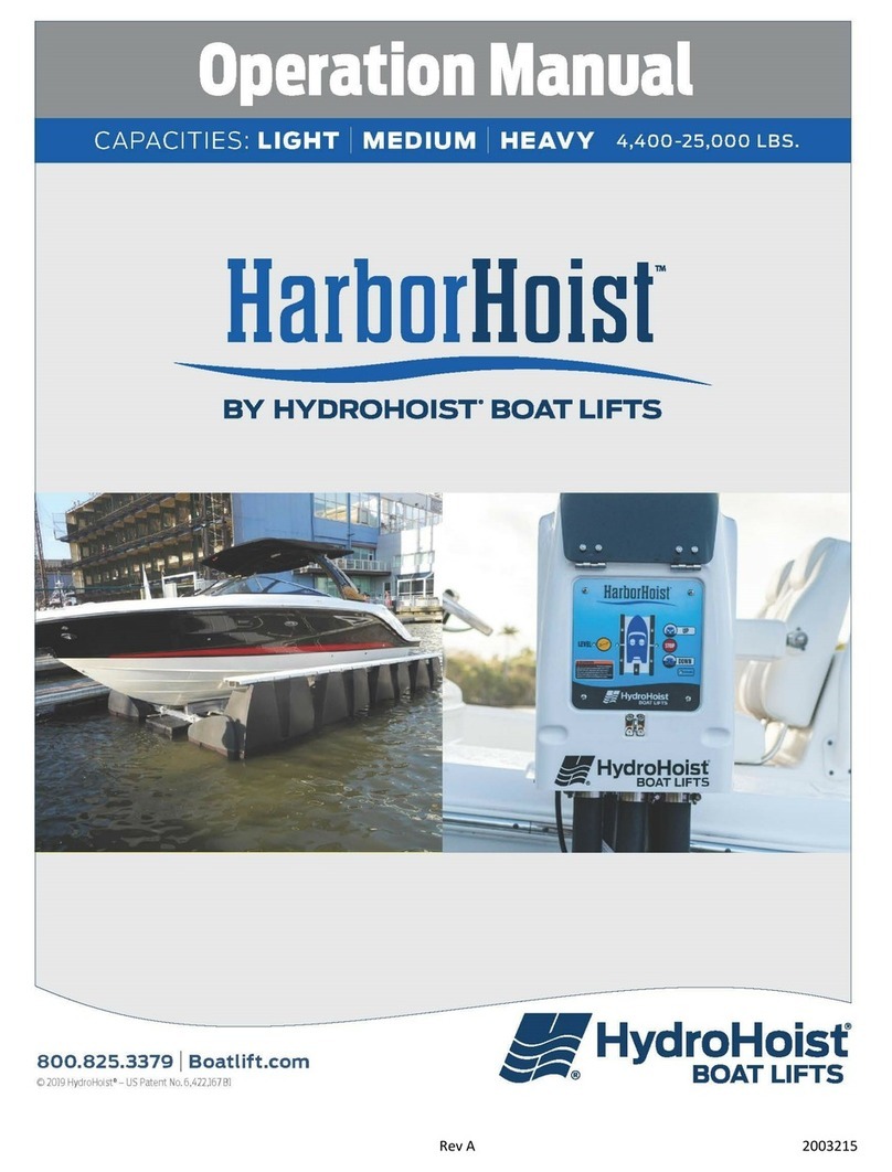 HydroHoist HarborHoist 4400 User manual HydroHoist HarborHoist 4400 User manual