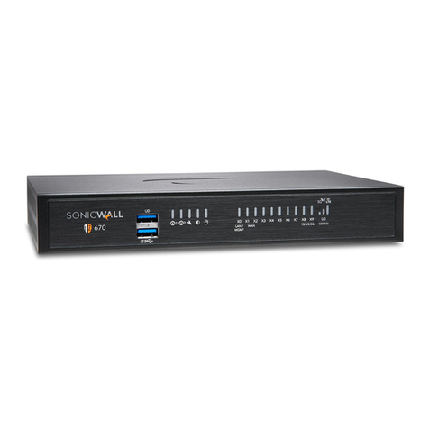 SonicWALL TZ670 User manual