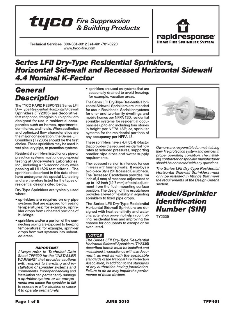 Tyco Rapidresponse LFII Series User manual