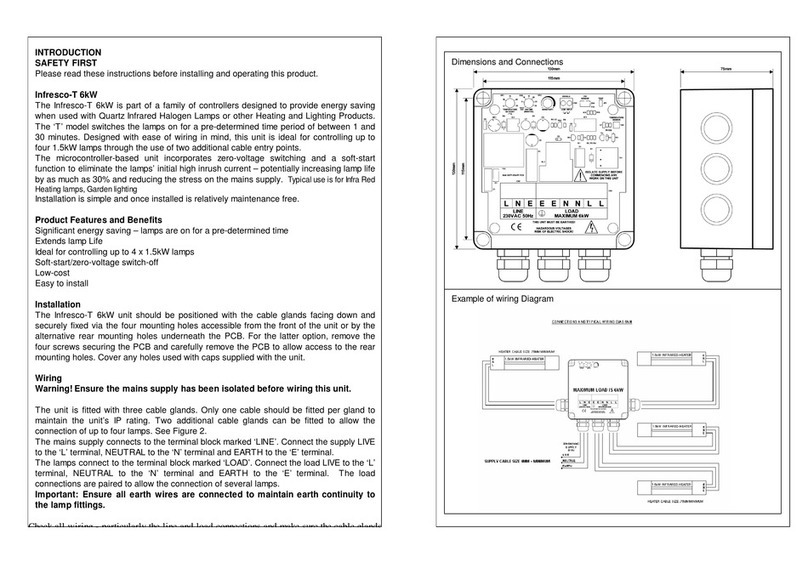 United Automation Infresco T 6.0kW User & installation manual United Automation Infresco T 6.0kW User & installation manual